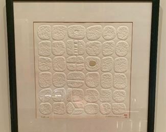 Signed Litho (11/100) by Haki Maku 34/50 - 24" x 24": $175