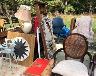 Furniture Clearance section, $25 per item!