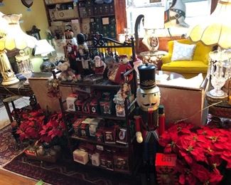 Christmas collectibles and decor