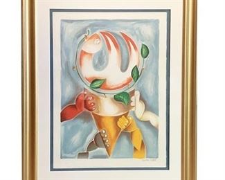 Lot 005-1
Alexandra Nechita 'Brave in Attempt' Watercolor Lithograph Signed & Numbered