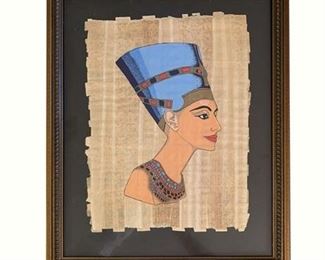 Lot 062
Vintage Dr. Ragab Papyrus Museum "Nefertiti"