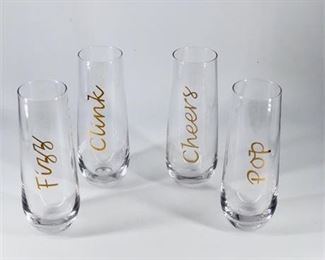Lot 148
Contemporary Champagne Toasting Glasses