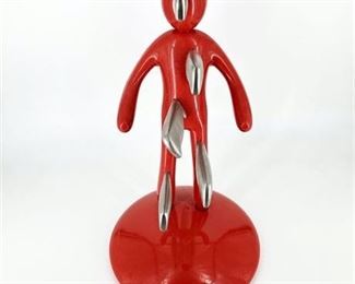 Lot 441
Creative Humanoid Stainless Steel Magnet Knife Holder