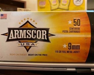 9mm Armscor 115gr FMJ 50 round box