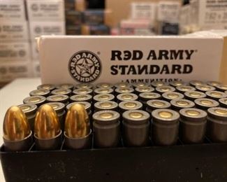 9mm 115gf FMJ Red Army (Tula) 50 X 2
