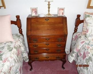 VINTAGE SECRETARY DESK 