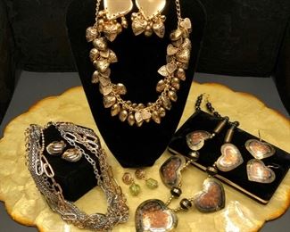 Vintage costume jewelry.