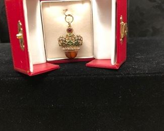 Replica Faberge egg pendant/bracelet charms