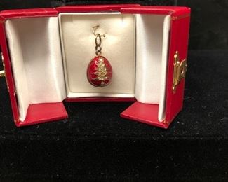 Replica Faberge egg pendant/bracelet charms