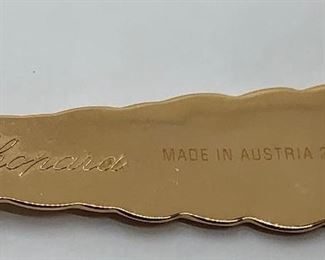 Chopard Sunglasses with gold frames. Made in Austria. Small “rub” on one of the lenses, otherwise, like new. 