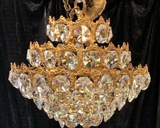 Spectacular Hollywood Regency Chandelier.