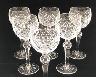 Waterford Powerscourt wine hocks. Set of eight
