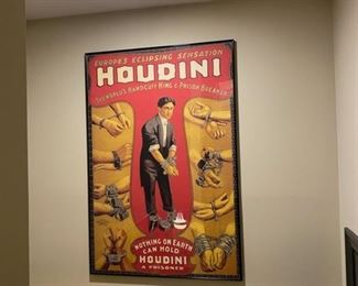 large poster of houdini