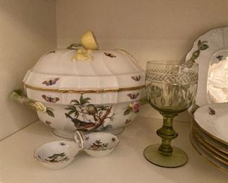 Alt-View:  Entire Collection of Vintage Herend Rothschild Bird China.       >>> ONLY  $5,000