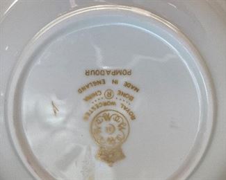 VTG Royal Worcester Pompadour Red and Gold China Set >>>> ONLY $750 / OBO