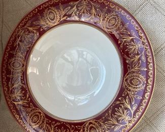 Alt-View: VTG Royal Worcester Pompadour Red and Gold China Set >>>> ONLY $750 / OBO