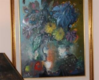 JORDI BONAS BARCELONA 1937- 23X28 "NATURE MORTE" OIL ON CANVAS