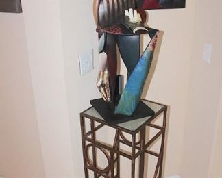 IVAN KUSTURA  "NEW FORM CHAIRLIKE"  MIXED MEDIA  25X13.5X17
