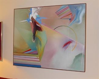 DINA HERRMANN ORIGINAL  "EARTHBOUND"  OIL ON CANVAS  57X45