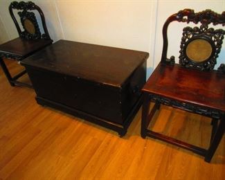 Pair of Antique Chinese Chairs 