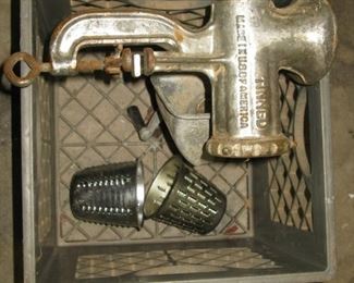 Vintage Large Meat Grinder