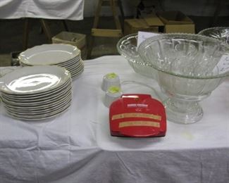 Plates Punch Bowls