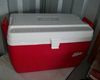 brand new cooler w/tray inside