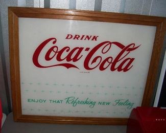 custom framed thick plastic advertisement