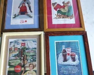 ALL of the picture frames/acrylic/backing was 100% built, stained and put together by the previous owner of the collection