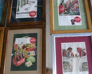 ALL of the picture frames/acrylic/backing was 100% built, stained and put together by the previous owner of the collection