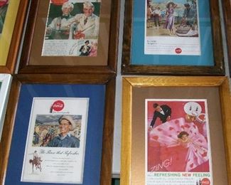 ALL of the picture frames/acrylic/backing was 100% built, stained and put together by the previous owner of the collection