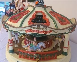 Holiday Carousel ~ The Carousel Tree w/collectible ornaments 
2nd view 