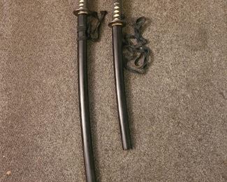 Samurai/Katana swords w/carrying case