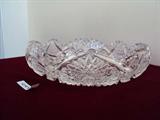 Victorian brilliant cut crystal bowl.
