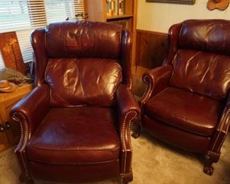 Leather chairs