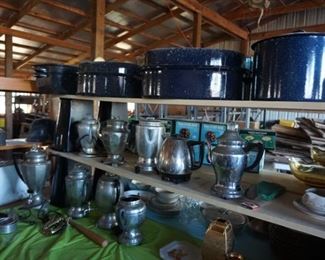 granite ware, percolators