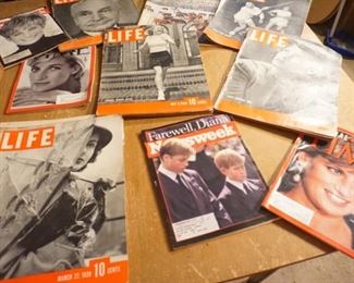 Sample of vintage magazines