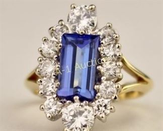 Tanzanite and Diamonds