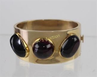 Gold and Almandine Garnet