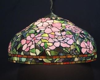 Leaded Glass Chandelier