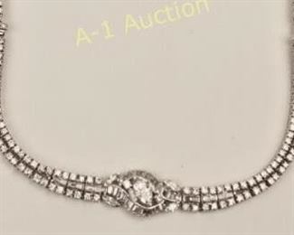 Platinum & Diamond Necklace/Bracelet