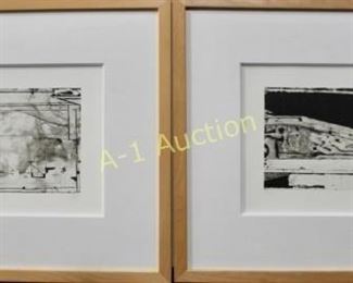 Pair Richard Diebenkorn Lithographs