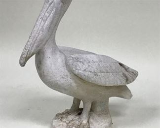 21” Cement Yard Art Pelican 