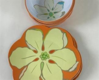 Plastic Bowls and Plates 