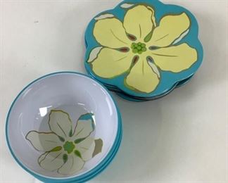 Plastic Bowls and Plates 