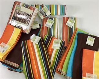 Assorted Kitchen towels, napkins, table runner, and tablecloth 