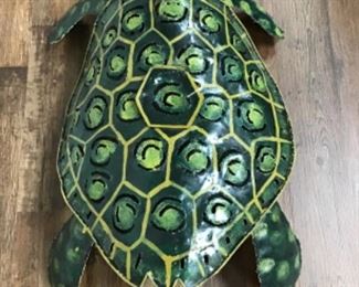 Large Metal Turtle 