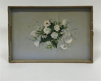 Beautifully Hand Painted Serving Tray 