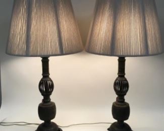 Pair of Gorgeous Lamps 