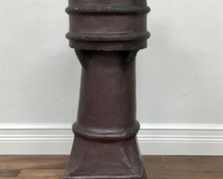 35” Salt Glazed Crown Chimney Pot 